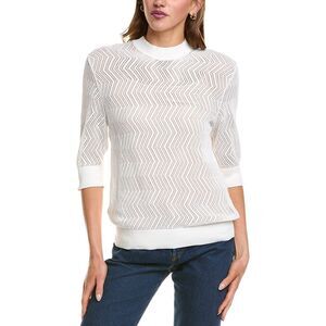Proenza Schouler White Label Womens  Agnes Knit Polo, White